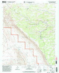 Algerita Canyon New Mexico Historical topographic map, 1:24000 scale, 7.5 X 7.5 Minute, Year 2001