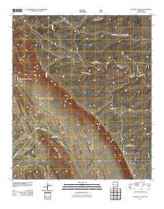 Algerita Canyon New Mexico Historical topographic map, 1:24000 scale, 7.5 X 7.5 Minute, Year 2011