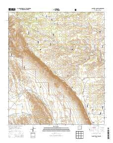 Algerita Canyon New Mexico Historical topographic map, 1:24000 scale, 7.5 X 7.5 Minute, Year 2013