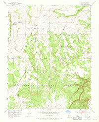 Alire New Mexico Historical topographic map, 1:24000 scale, 7.5 X 7.5 Minute, Year 1953