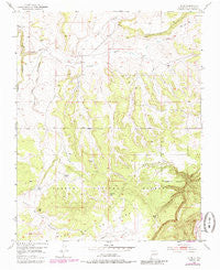 Alire New Mexico Historical topographic map, 1:24000 scale, 7.5 X 7.5 Minute, Year 1953