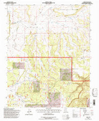 Alire New Mexico Historical topographic map, 1:24000 scale, 7.5 X 7.5 Minute, Year 1995