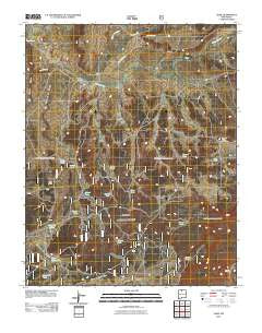 Alire New Mexico Historical topographic map, 1:24000 scale, 7.5 X 7.5 Minute, Year 2011