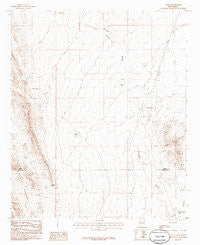 Alivio New Mexico Historical topographic map, 1:24000 scale, 7.5 X 7.5 Minute, Year 1985