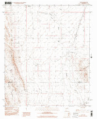Alivio New Mexico Historical topographic map, 1:24000 scale, 7.5 X 7.5 Minute, Year 1996