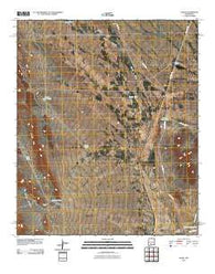 Alivio New Mexico Historical topographic map, 1:24000 scale, 7.5 X 7.5 Minute, Year 2010