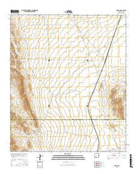 Alivio New Mexico Current topographic map, 1:24000 scale, 7.5 X 7.5 Minute, Year 2017