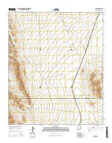 Alivio New Mexico Current topographic map, 1:24000 scale, 7.5 X 7.5 Minute, Year 2017
