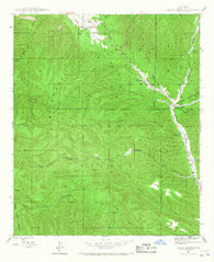 Allie Canyon New Mexico Historical topographic map, 1:24000 scale, 7.5 X 7.5 Minute, Year 1947