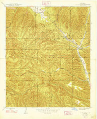 Allie Canyon New Mexico Historical topographic map, 1:24000 scale, 7.5 X 7.5 Minute, Year 1948