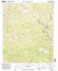 Allie Canyon New Mexico Historical topographic map, 1:24000 scale, 7.5 X 7.5 Minute, Year 1999