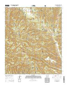Allie Canyon New Mexico Historical topographic map, 1:24000 scale, 7.5 X 7.5 Minute, Year 2013