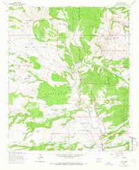 Alma New Mexico Historical topographic map, 1:24000 scale, 7.5 X 7.5 Minute, Year 1963
