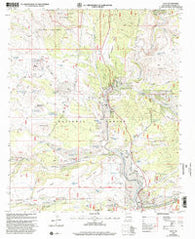 Alma New Mexico Historical topographic map, 1:24000 scale, 7.5 X 7.5 Minute, Year 1999