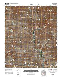 Alma New Mexico Historical topographic map, 1:24000 scale, 7.5 X 7.5 Minute, Year 2011
