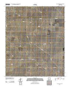 Alston Ranch New Mexico Historical topographic map, 1:24000 scale, 7.5 X 7.5 Minute, Year 2010