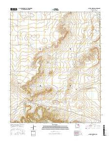 Alto De Hormiga New Mexico Current topographic map, 1:24000 scale, 7.5 X 7.5 Minute, Year 2017