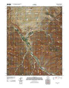 Amalia New Mexico Historical topographic map, 1:24000 scale, 7.5 X 7.5 Minute, Year 2010