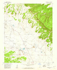 Ambrosia Lake New Mexico Historical topographic map, 1:24000 scale, 7.5 X 7.5 Minute, Year 1957