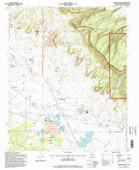 Ambrosia Lake New Mexico Historical topographic map, 1:24000 scale, 7.5 X 7.5 Minute, Year 1995