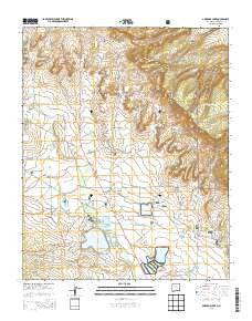 Ambrosia Lake New Mexico Current topographic map, 1:24000 scale, 7.5 X 7.5 Minute, Year 2013