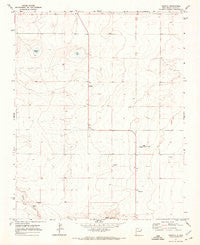 Amistad New Mexico Historical topographic map, 1:24000 scale, 7.5 X 7.5 Minute, Year 1971