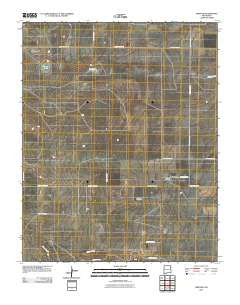 Amistad New Mexico Historical topographic map, 1:24000 scale, 7.5 X 7.5 Minute, Year 2010