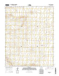 Amistad New Mexico Historical topographic map, 1:24000 scale, 7.5 X 7.5 Minute, Year 2013