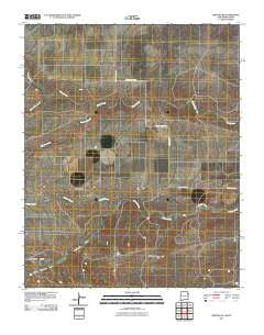 Amistad SE New Mexico Historical topographic map, 1:24000 scale, 7.5 X 7.5 Minute, Year 2010