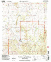 Ancho New Mexico Historical topographic map, 1:24000 scale, 7.5 X 7.5 Minute, Year 2004