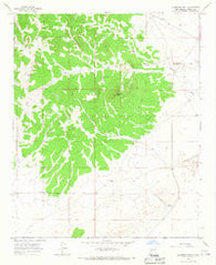 Anderson Peak New Mexico Historical topographic map, 1:24000 scale, 7.5 X 7.5 Minute, Year 1963