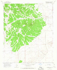 Anderson Peak New Mexico Historical topographic map, 1:24000 scale, 7.5 X 7.5 Minute, Year 1963