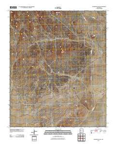 Anderson Peak New Mexico Historical topographic map, 1:24000 scale, 7.5 X 7.5 Minute, Year 2010