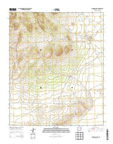 Anderson Peak New Mexico Historical topographic map, 1:24000 scale, 7.5 X 7.5 Minute, Year 2013