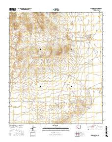 Anderson Peak New Mexico Current topographic map, 1:24000 scale, 7.5 X 7.5 Minute, Year 2017