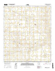 Andrews Place New Mexico Current topographic map, 1:24000 scale, 7.5 X 7.5 Minute, Year 2017