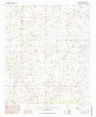 Angel Draw New Mexico Historical topographic map, 1:24000 scale, 7.5 X 7.5 Minute, Year 1985