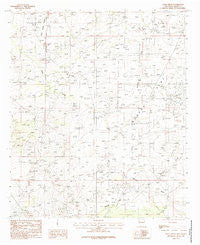 Angel Draw New Mexico Historical topographic map, 1:24000 scale, 7.5 X 7.5 Minute, Year 1985