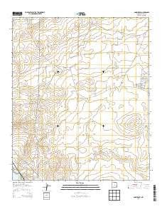 Angel Draw New Mexico Historical topographic map, 1:24000 scale, 7.5 X 7.5 Minute, Year 2013
