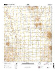 Animas New Mexico Current topographic map, 1:24000 scale, 7.5 X 7.5 Minute, Year 2017