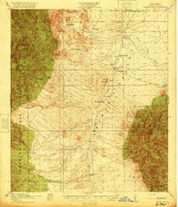 Animas Peak New Mexico Historical topographic map, 1:62500 scale, 15 X 15 Minute, Year 1920