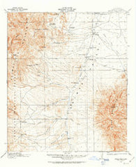 Animas Peak New Mexico Historical topographic map, 1:62500 scale, 15 X 15 Minute, Year 1918