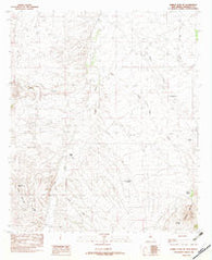 Animas Peak NE New Mexico Historical topographic map, 1:24000 scale, 7.5 X 7.5 Minute, Year 1982