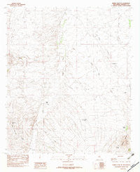 Animas Peak NE New Mexico Historical topographic map, 1:24000 scale, 7.5 X 7.5 Minute, Year 1982