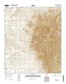 Animas Peak New Mexico Historical topographic map, 1:24000 scale, 7.5 X 7.5 Minute, Year 2013