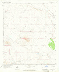 Antelope Hill New Mexico Historical topographic map, 1:24000 scale, 7.5 X 7.5 Minute, Year 1963