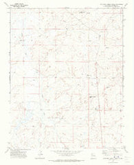 Antelope Lookout Mesa New Mexico Historical topographic map, 1:24000 scale, 7.5 X 7.5 Minute, Year 1970