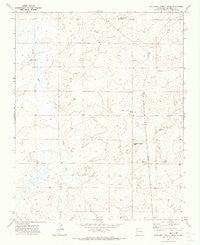 Antelope Lookout Mesa New Mexico Historical topographic map, 1:24000 scale, 7.5 X 7.5 Minute, Year 1970