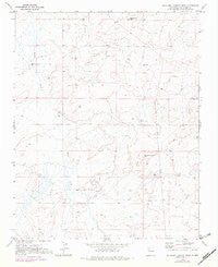 Antelope Lookout Mesa New Mexico Historical topographic map, 1:24000 scale, 7.5 X 7.5 Minute, Year 1970