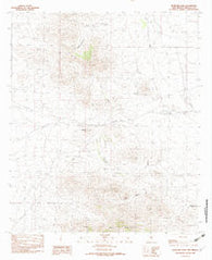 Antelope Pass New Mexico Historical topographic map, 1:24000 scale, 7.5 X 7.5 Minute, Year 1982
